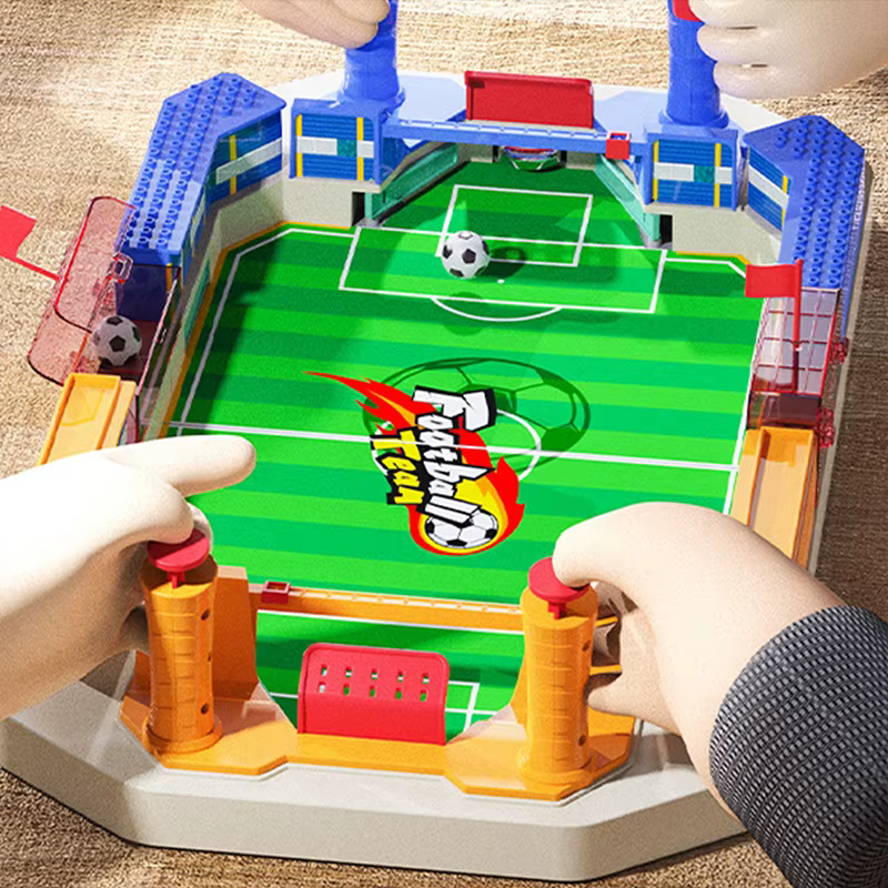El juego montado sobre una superficie plana
