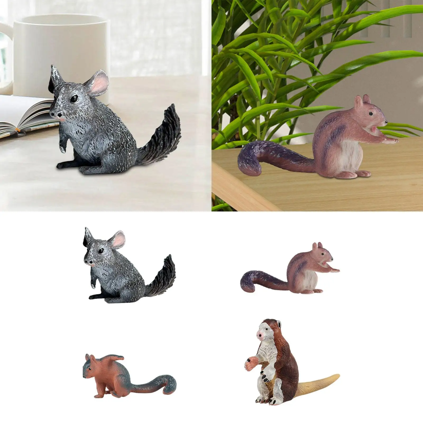 Figuras de animales silvestres para regalo y decoración de hogar
