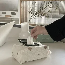Caja colgante coche pañuelos toallitas tapa animales dibujos bolsa