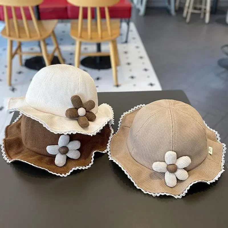 Sombrero de pescador Floral para niña – verano primavera - imagen 5