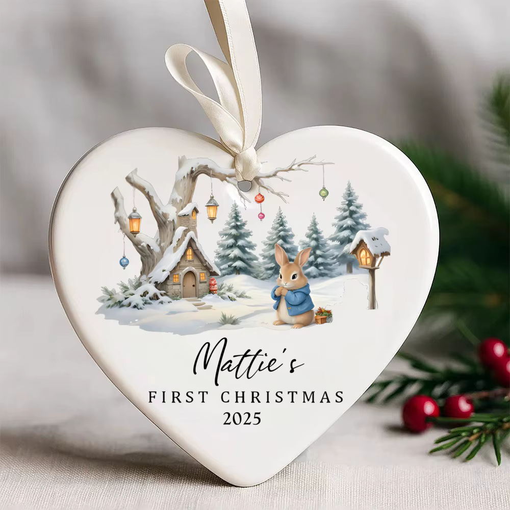 Adorno navideño personalizado para bebé recién nacido - imagen 5