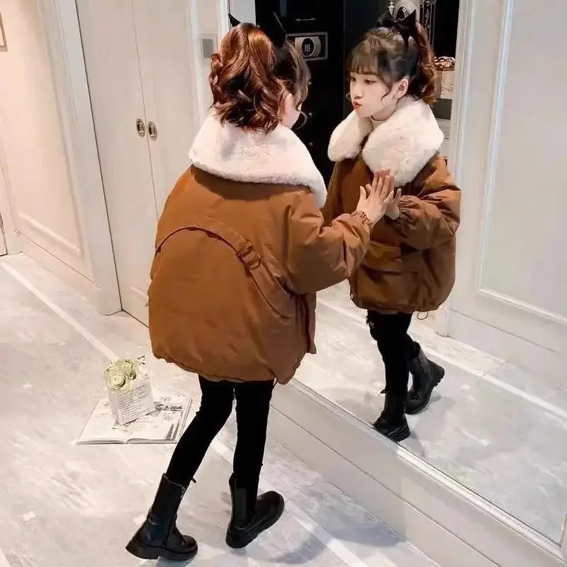 Abrigo de lana para niñas – Parka acolchada de invierno - imagen 3
