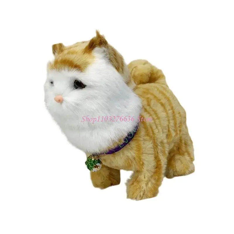 Peluche de gato interactivo con sonido y movimiento para juegos - imagen 4