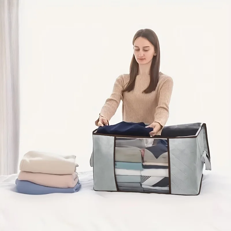 Bolsas de almacenamiento extragrandes con cremallera y asas laterales - imagen 3