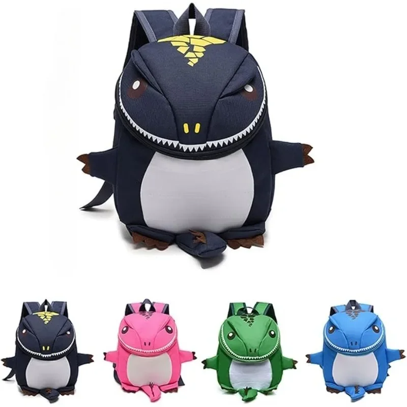 Mochila escolar ligera de dinosaurio para niños preescolares - imagen 3