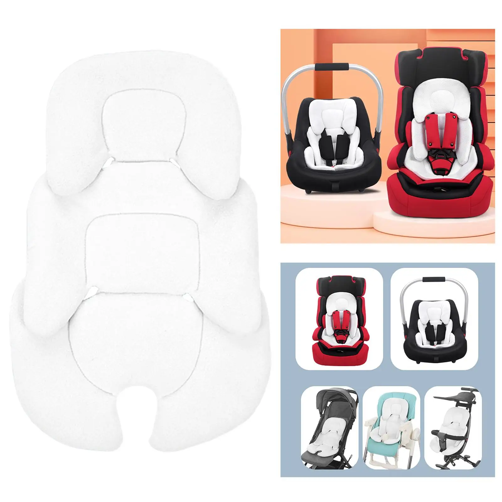 Forro polar suave para asiento de bebé