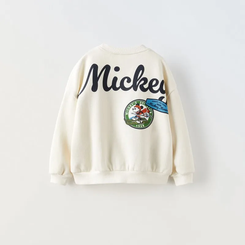 Sudadera de otoño Disney para niños con estampado Mickey y Minnie - imagen 4