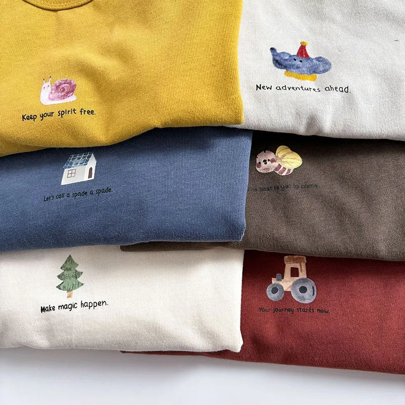 MILANCEL Camiseta interior dibujos animados niño 1-5T – Primavera - imagen 5