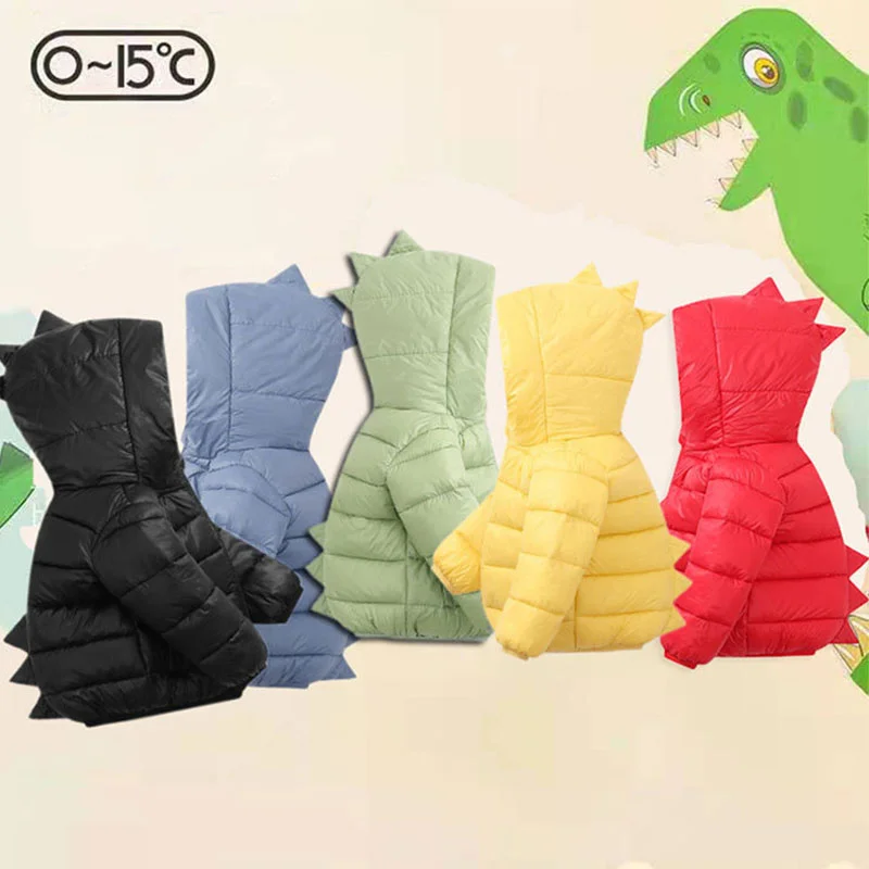Chaquetita con estampado de dinosaurio frontal