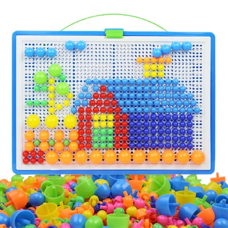 Juguetes antiestrés setas 3D para niños – Puzzle sensorial educativo