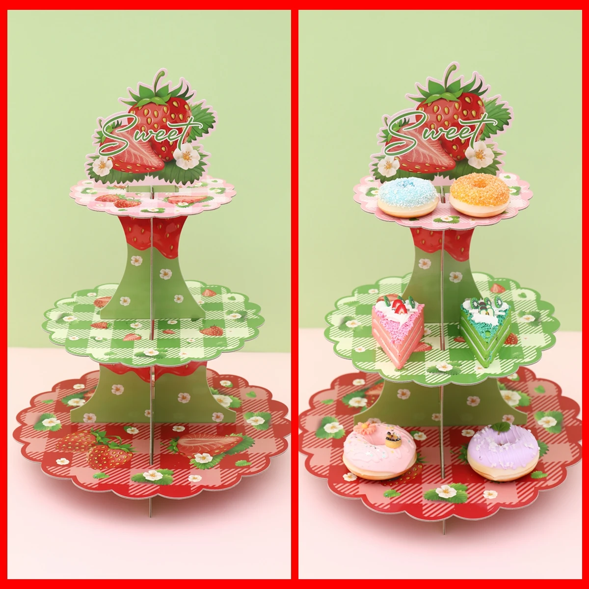 Sombrero infantil de fresa para cumpleaños - accesorio divertido - imagen 5
