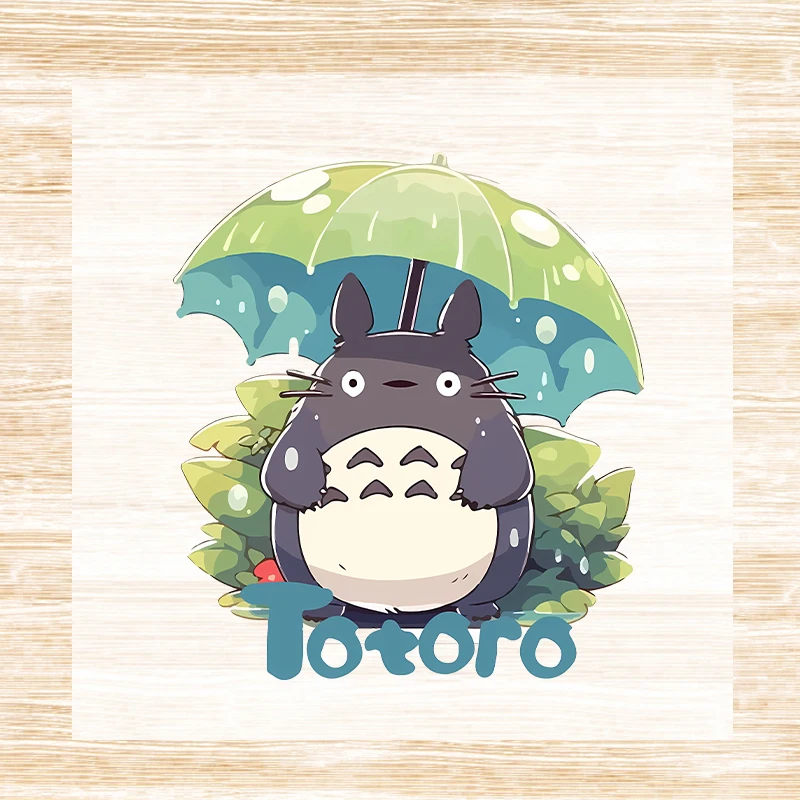 Pegatinas termoadhesivas de Totoro para personalizar ropa infantil - imagen 3