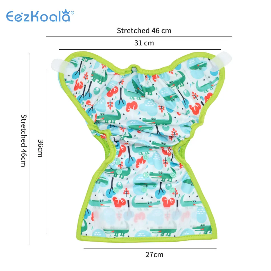 EezKoala Cubierta de pañal lavable ecológica para bebé - imagen 3
