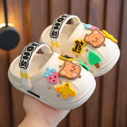 Sandalias antideslizantes de EVA para niños con diseño oso
