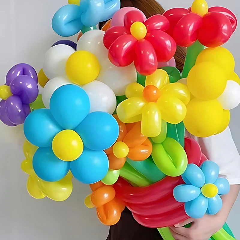 ZYF Espiral de globos con corazón alargado para decoración - imagen 3