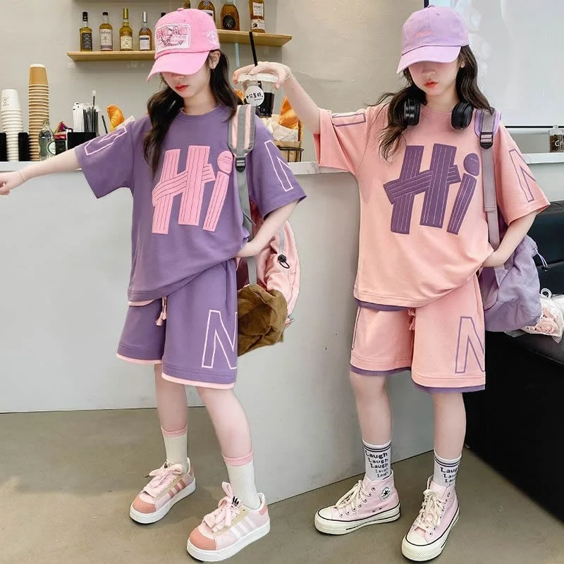 Conjunto juvenil camiseta manga corta y pantalón corto