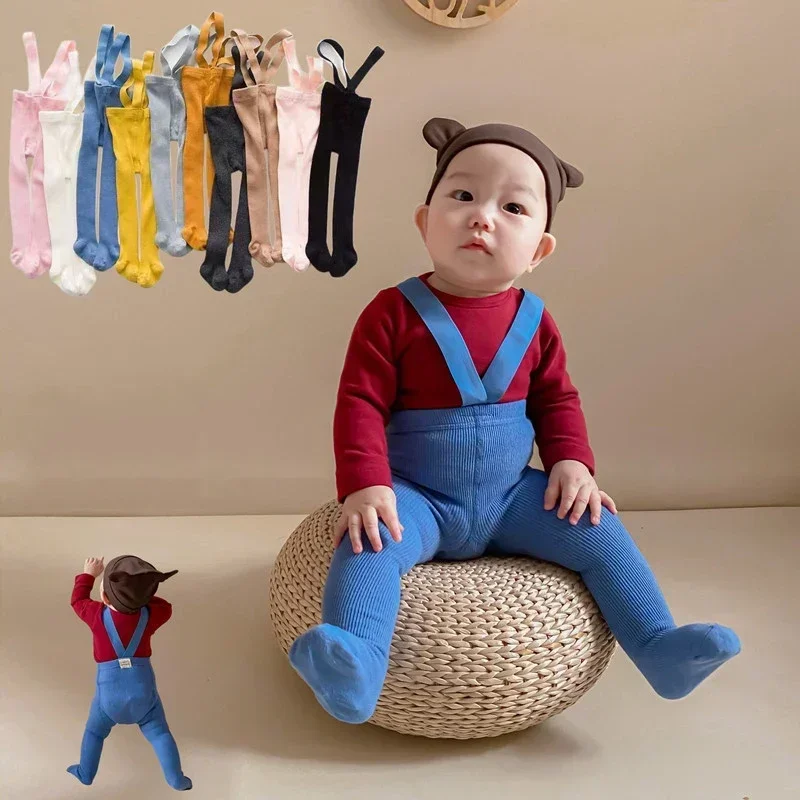 Pantimedias niño con tirantes – Mallas cintura alta para primavera y otoño - imagen 2