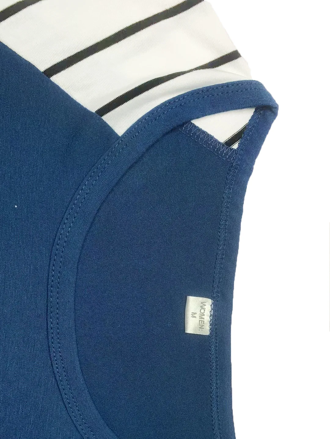 Blusa de embarazo elegante con manga corta a rayas - imagen 3