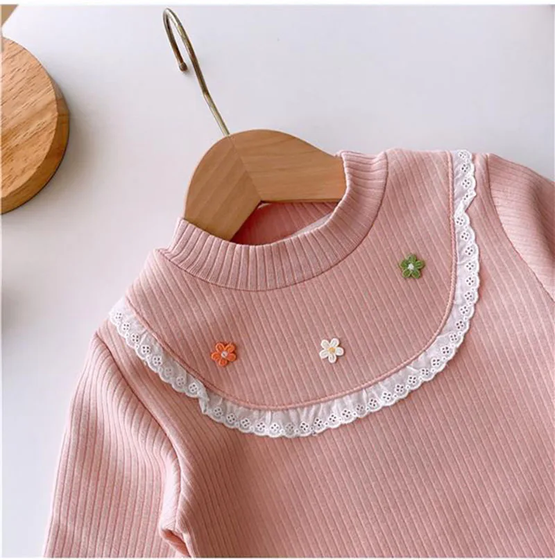 MILANCEL Camisa acolchada de lana para otoño con bordado floral - imagen 4