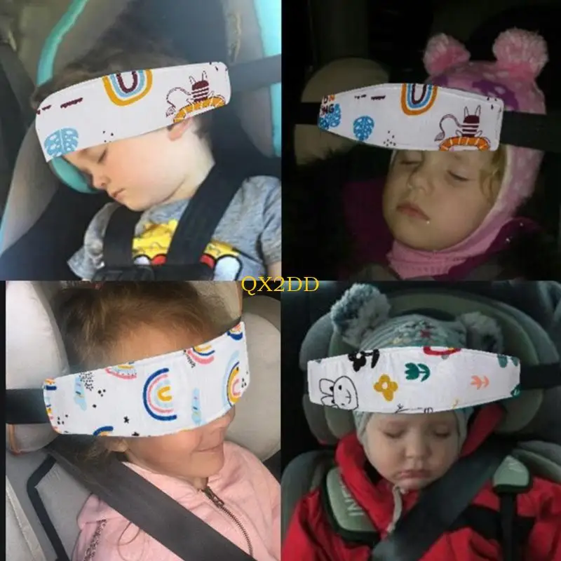 Protector de cuello para coche ajustable de algodón suave neonatal - imagen 2