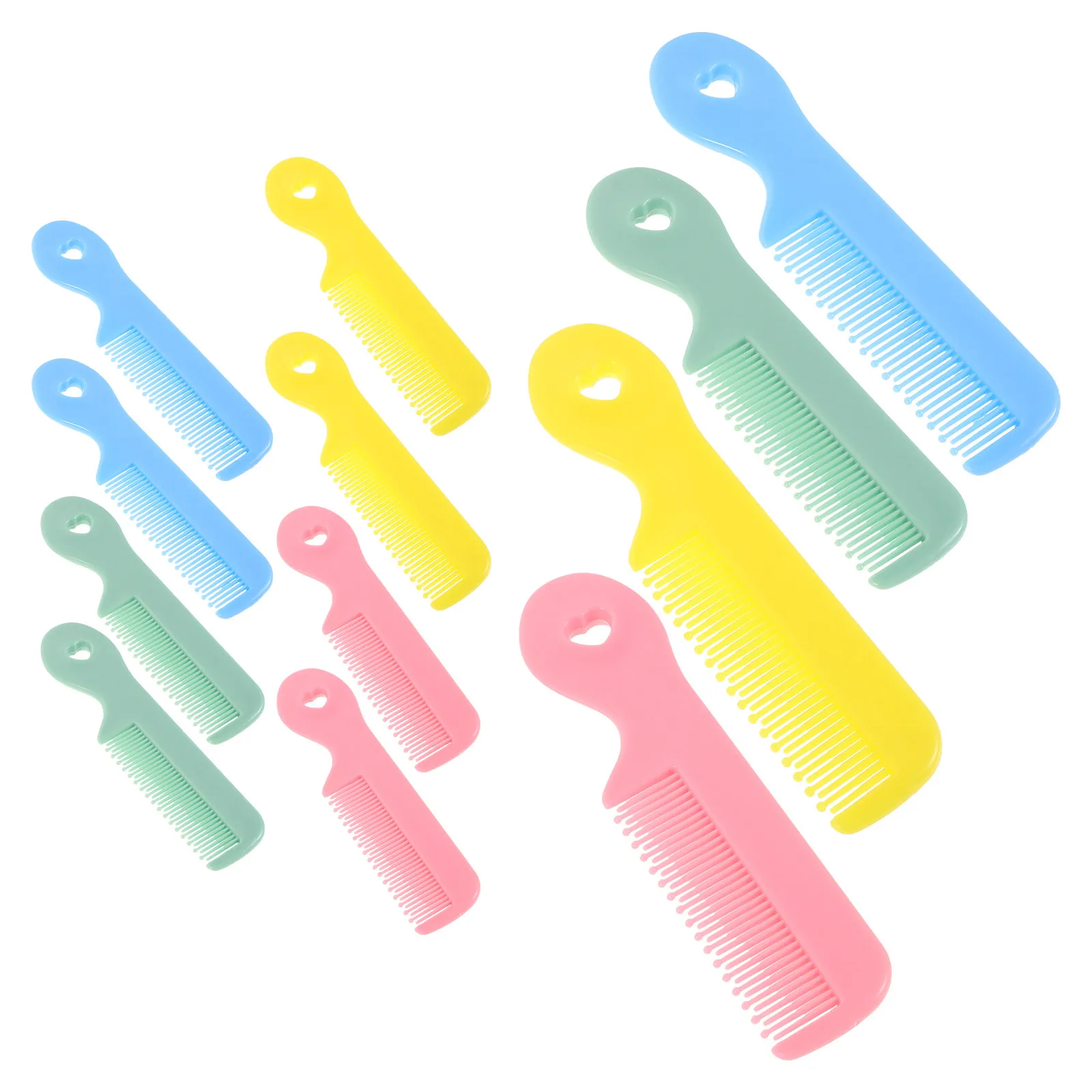 Mini peine redondo de colores para masaje del cuero cabelludo infantil - imagen 5