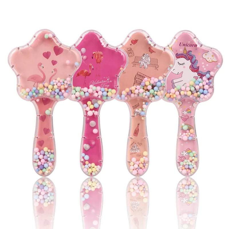 Cepillo de pelo infantil vintage para niño y niña - Mango grande - imagen 3