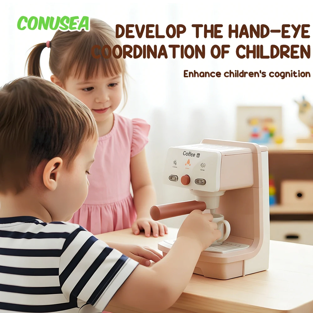 Cafetera de juguete infantil para juego de cocina en miniatura