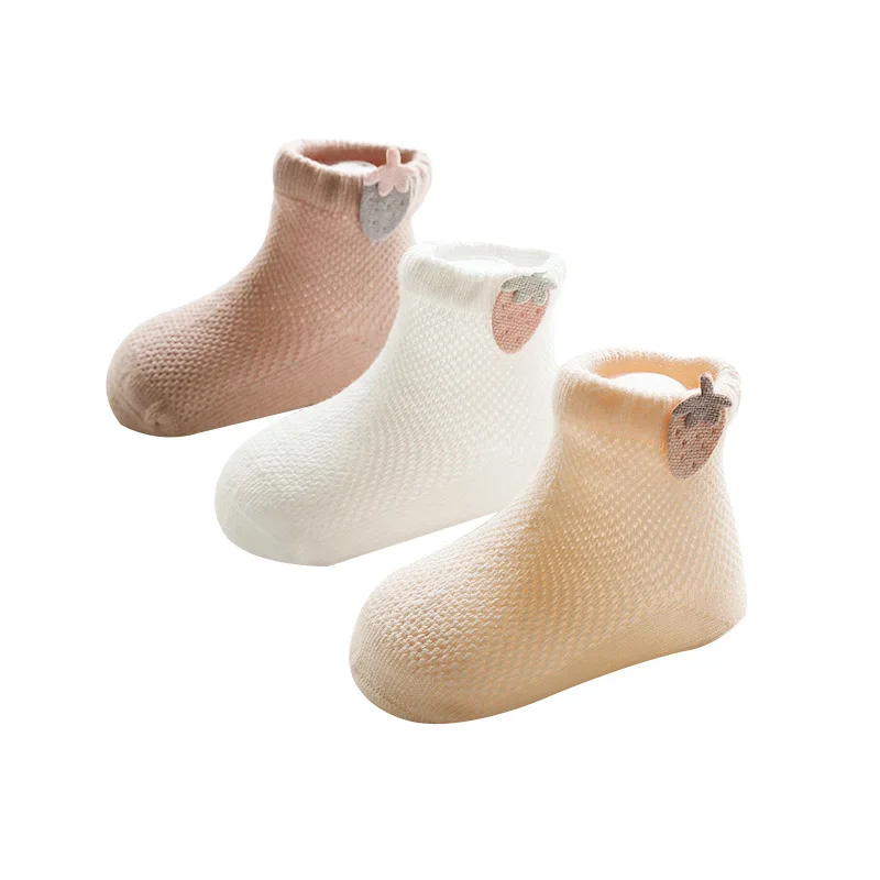 Calcetines de algodón sin costuras para bebé y niña – Malla fina verano - imagen 4