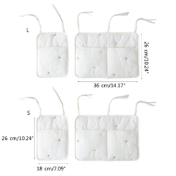 Bolsa colgante para cama de bebé: organizador multiusos