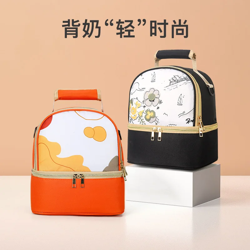 Bolsa térmica de bebé grande para picnic de viaje, mamá