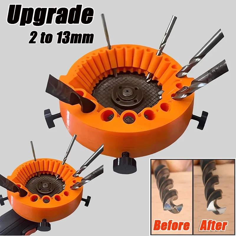 Afilador de brocas para amoladora angular