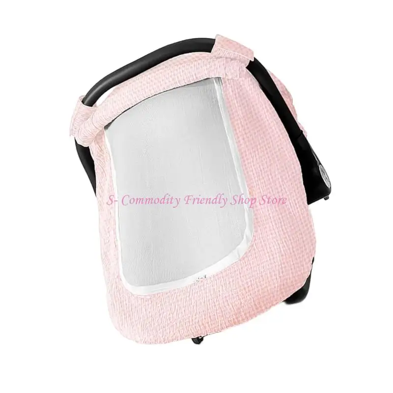 Funda 85AE para carrito de bebé a prueba viento, color liso - imagen 4