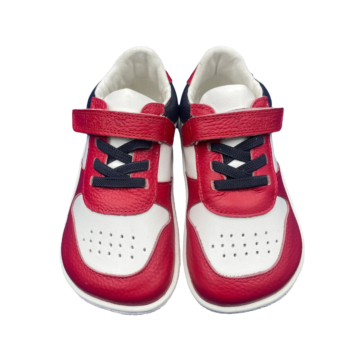 Tipsietoes Zapatillas de cuero auténtico minimalistas con tira elástica - imagen 3