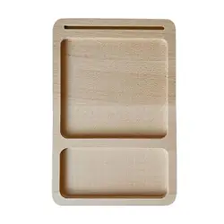 Tablero de madera educativo con actividades para preescolar
