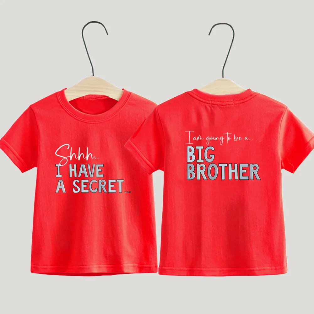 Camiseta hermano mayor para anuncio de embarazo con mensaje - imagen 5