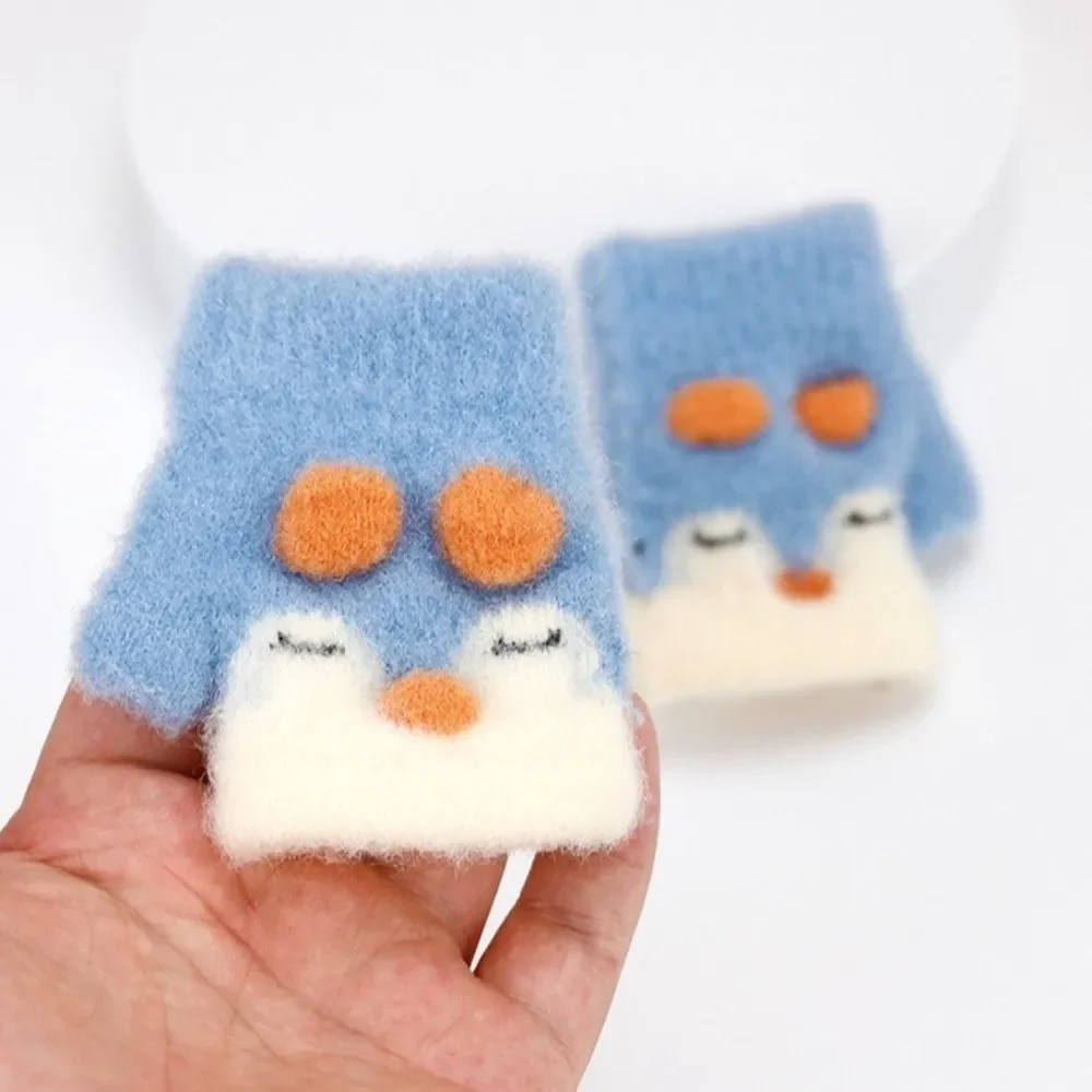 Guantes de invierno para niños – dibujos cálidos antiviento con forro - imagen 4