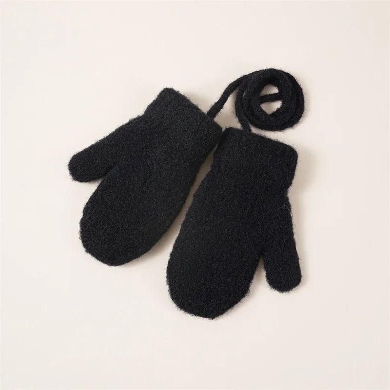 Guantes de invierno para niño con cordón, antideslizantes térmicos - imagen 4