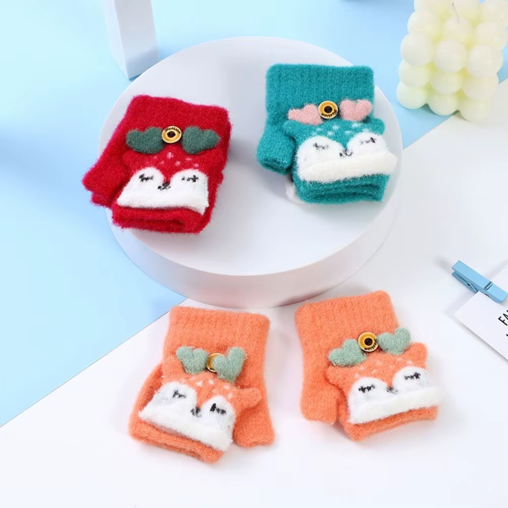 Guantes de invierno infantil textura suave