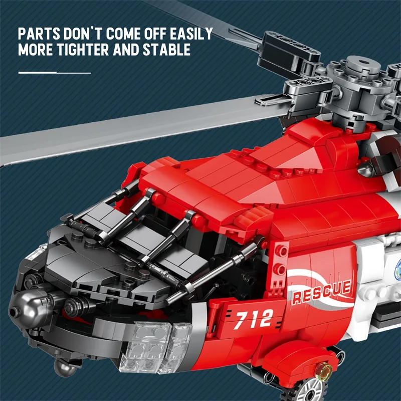 Helicóptero Black Hawk – Kit de construcción para niños - imagen 3