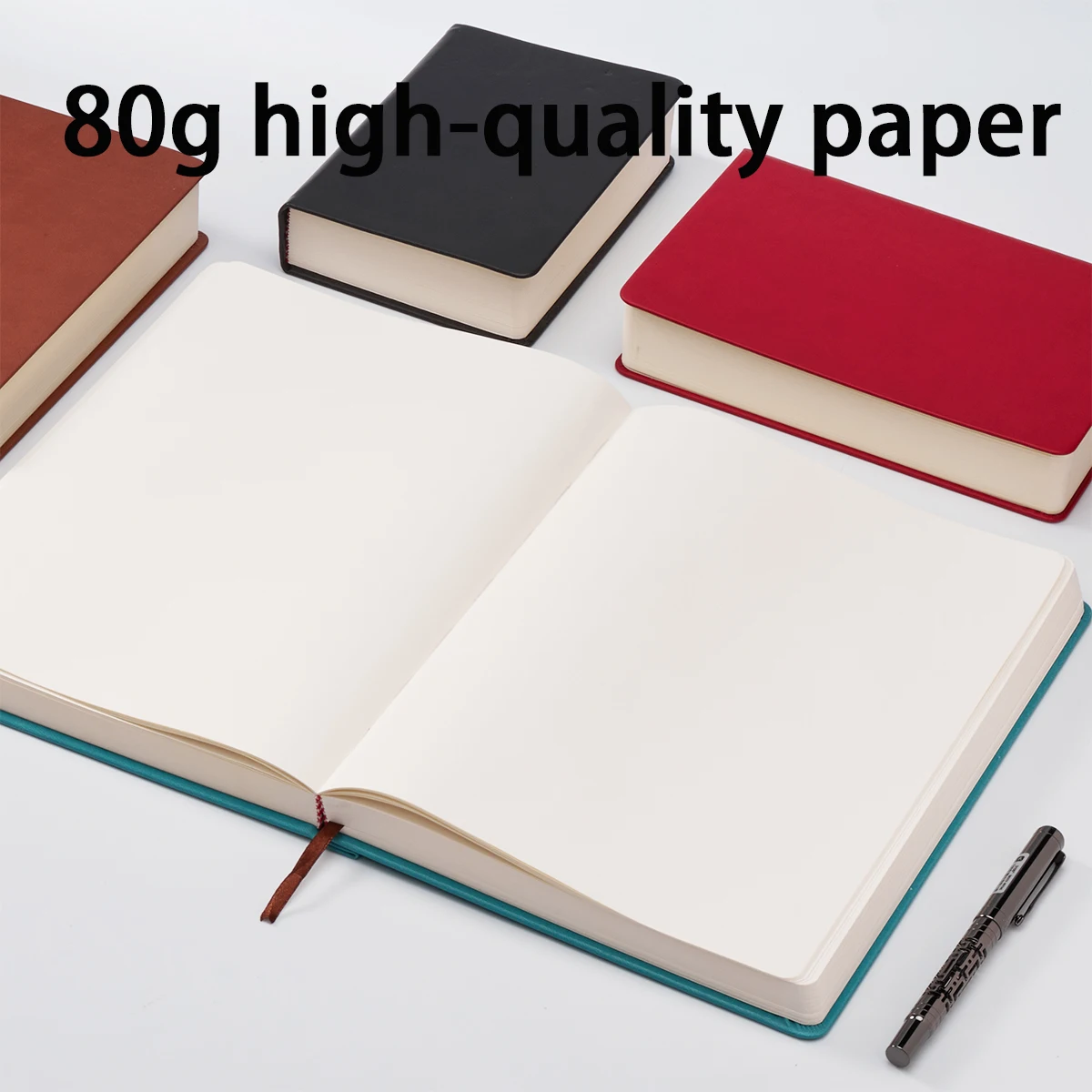 Cuaderno de piel sintética con cubierta suave y páginas en blanco - imagen 3