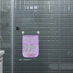 Bolsa de malla organizadora para baño del bebé, soporte juguetes