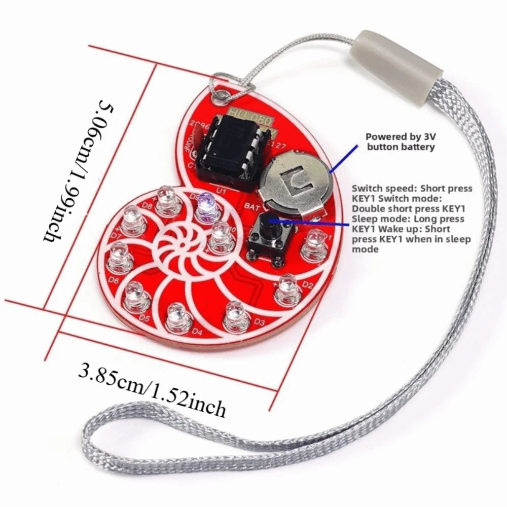 Kit de luces LED dinámicas para soldadura DIY