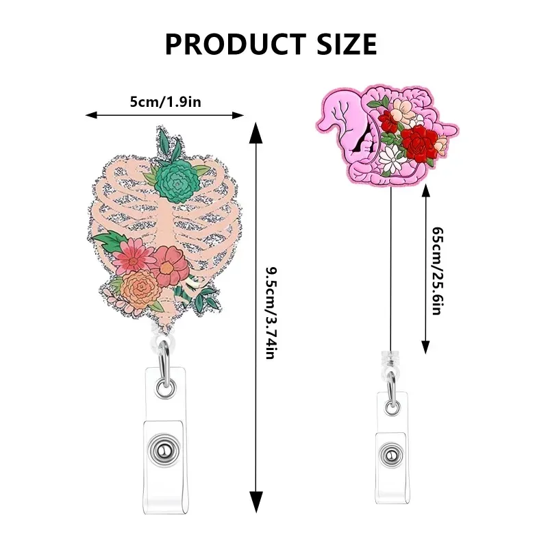 Carrete de insignia con clip de cocodrilo
