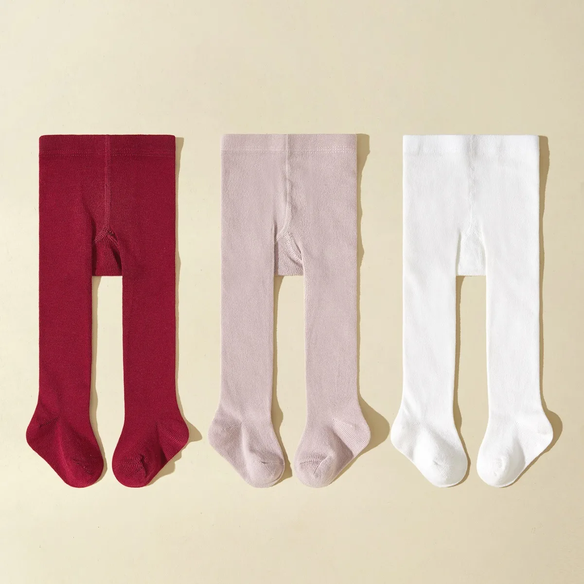 Medias de algodón para bebé – Suaves y lisas para otoño e invierno - imagen 2