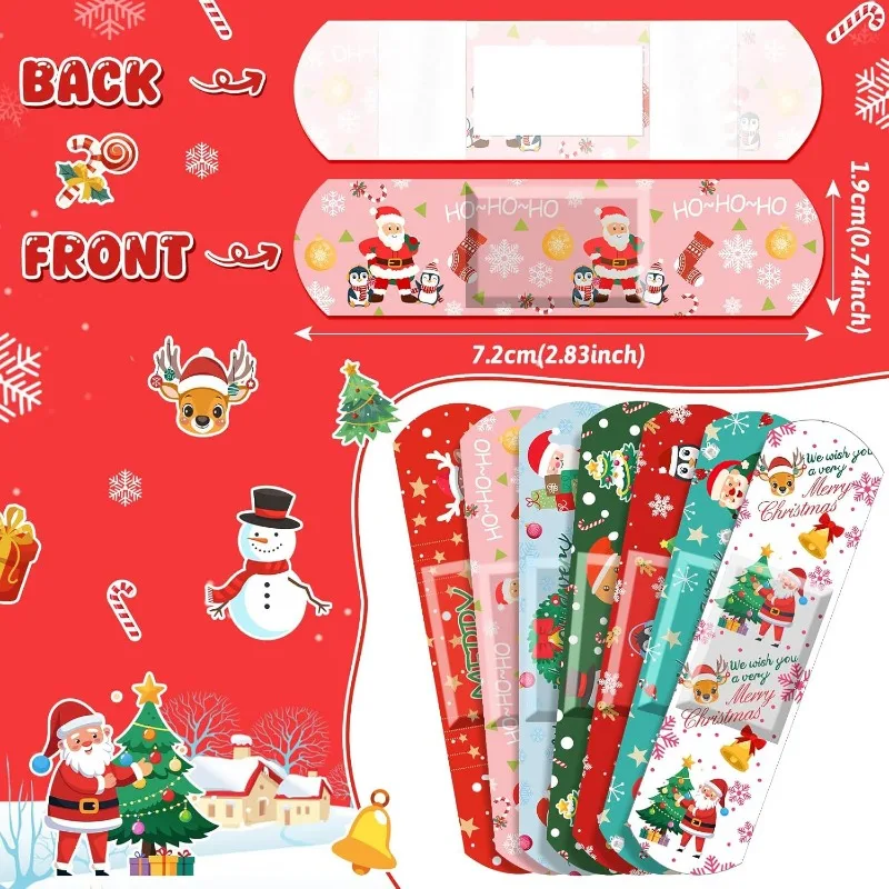 Tiritas infantiles navideñas para dedos adhesivas impermeables - imagen 3