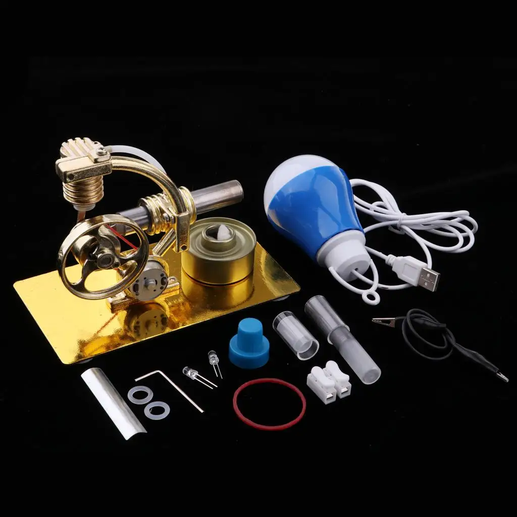 Motor Stirling aire caliente juguete de vapor creativo educativo