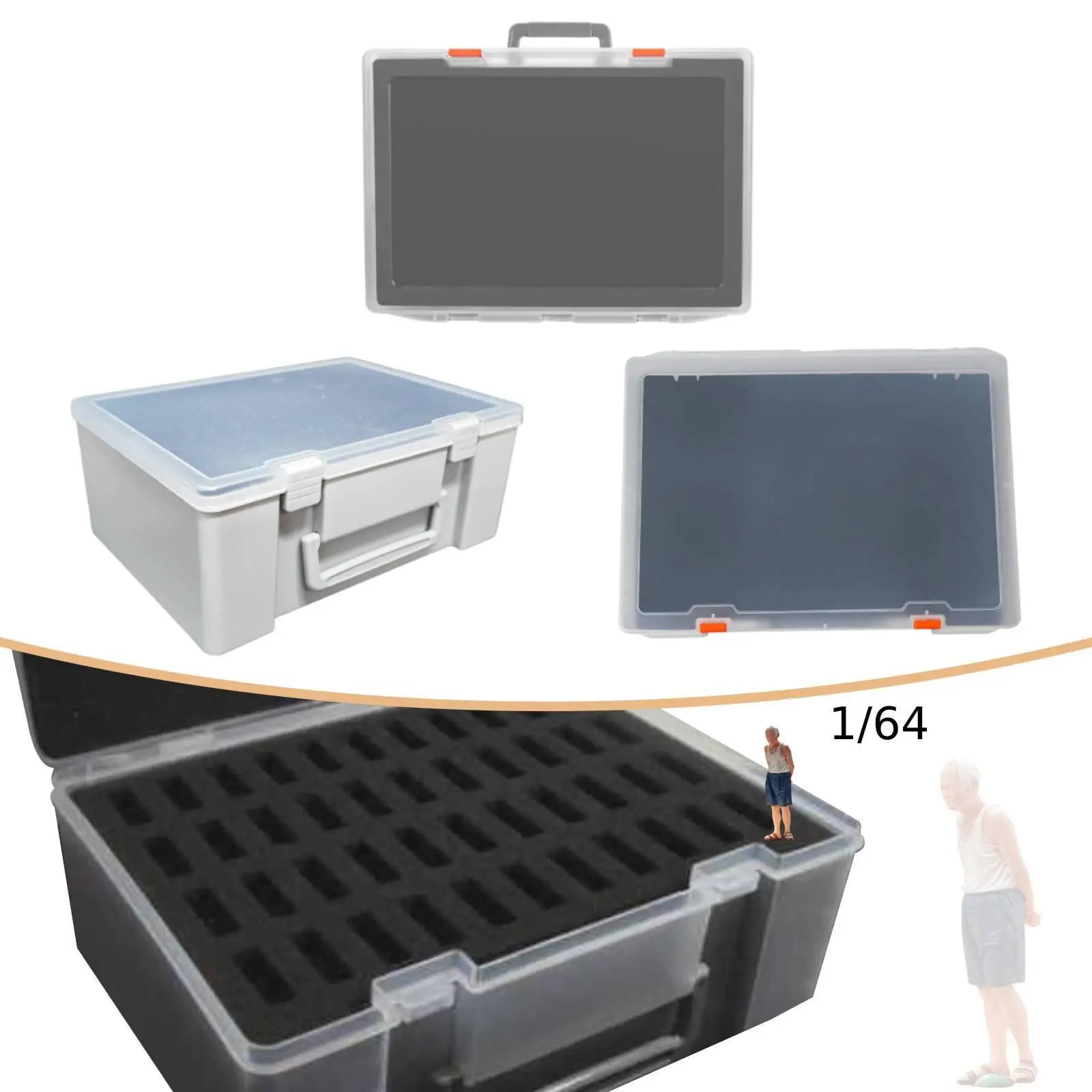 Caja de almacenamiento y vitrina protectora para figuras miniatura - imagen 2