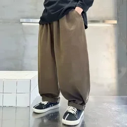 Pantalones de chándal holgados con bolsillos para niños