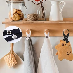 Ganchos para toallas multifuncionales como organizador baño y cocina