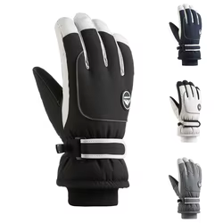 Guantes de esquí térmicos impermeables con pantalla táctil invierno
